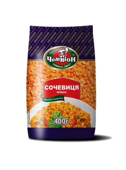 Сочевиця ЧЕМПІОН червона, 400г